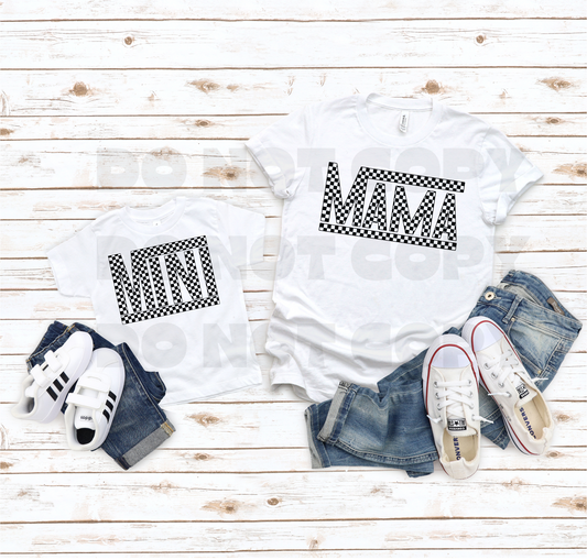 Checkered Mama & Mini