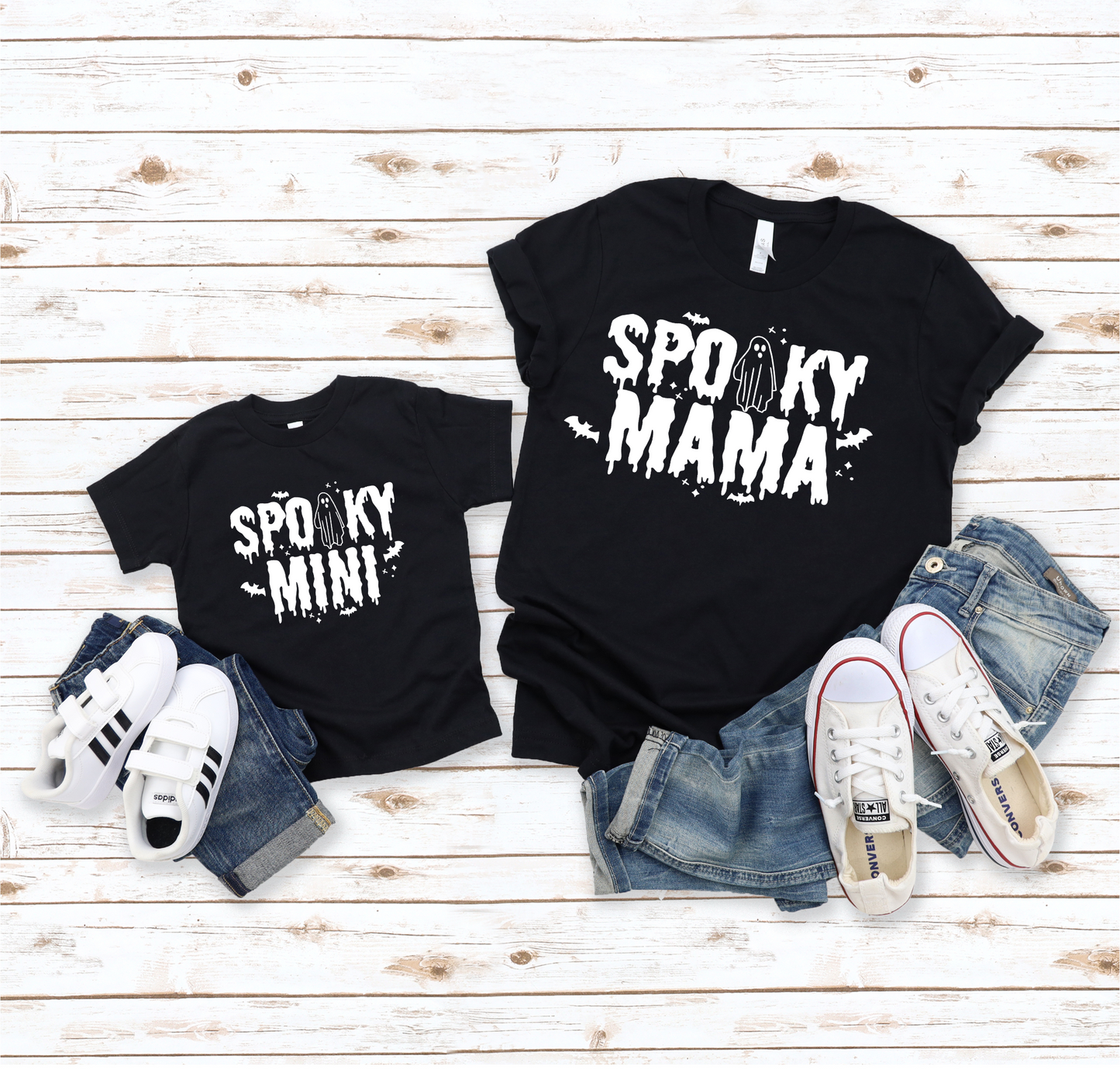 Spooky Mama and Mini-White