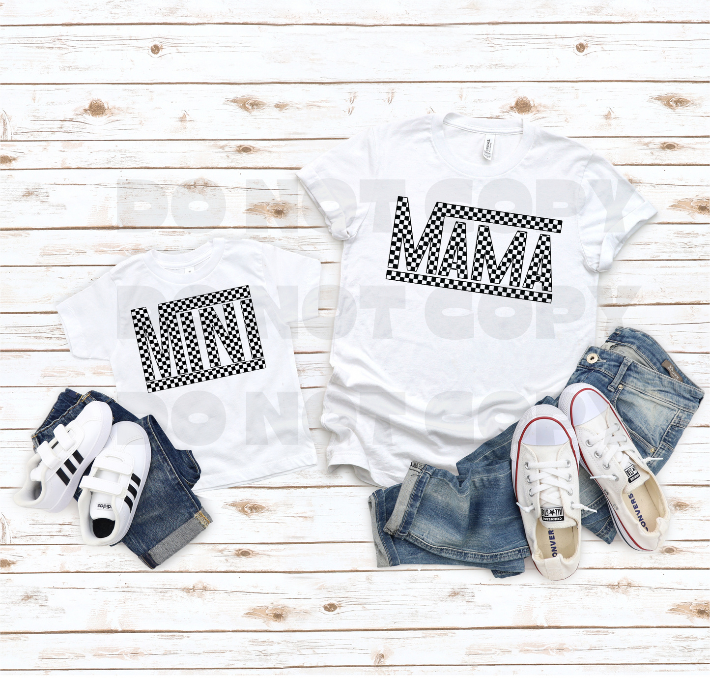 Checkered Mama & Mini